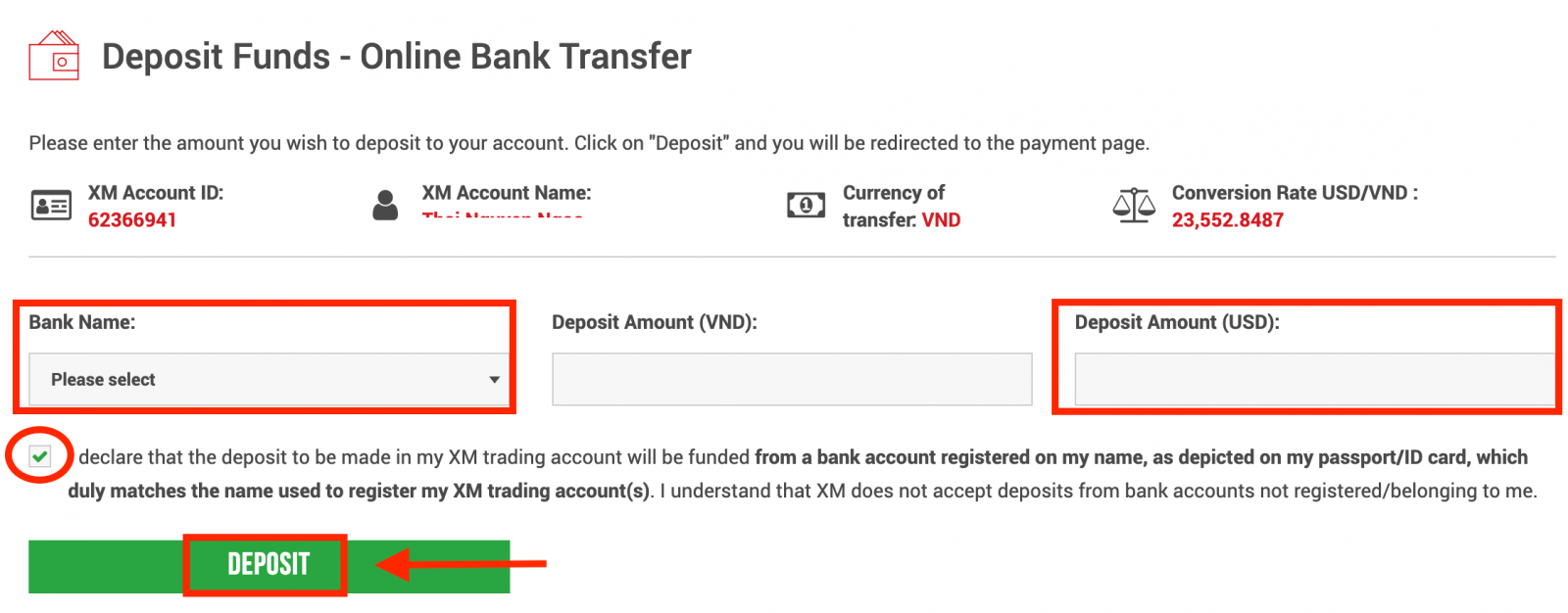 How to Deposit and Trade Forex at XM