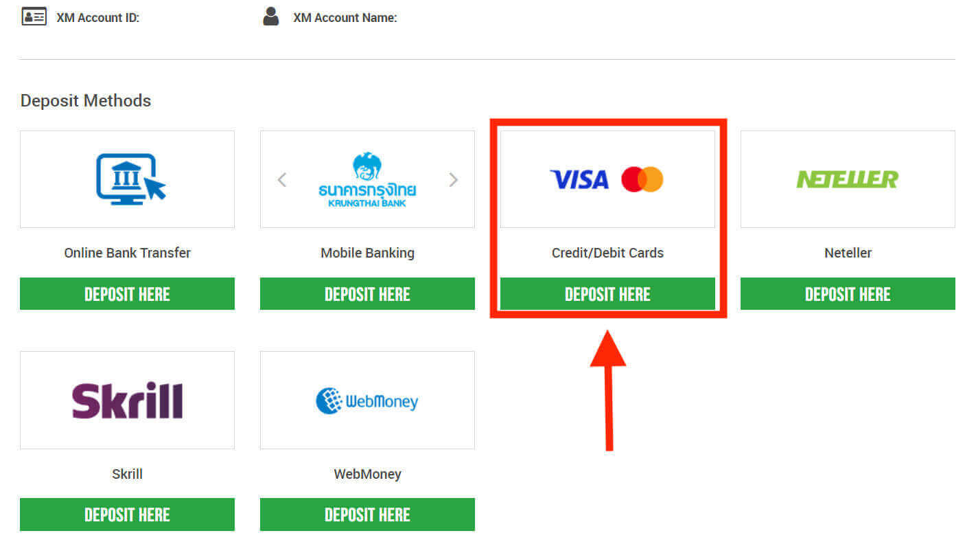 How to Deposit Money on XM Thailand How to Deposit Money on XM Thailand