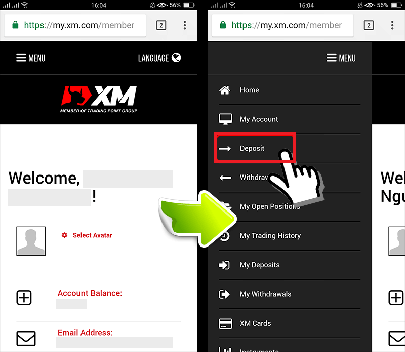 How to Open Account and Deposit at XM How to Open Account and Deposit at XM
