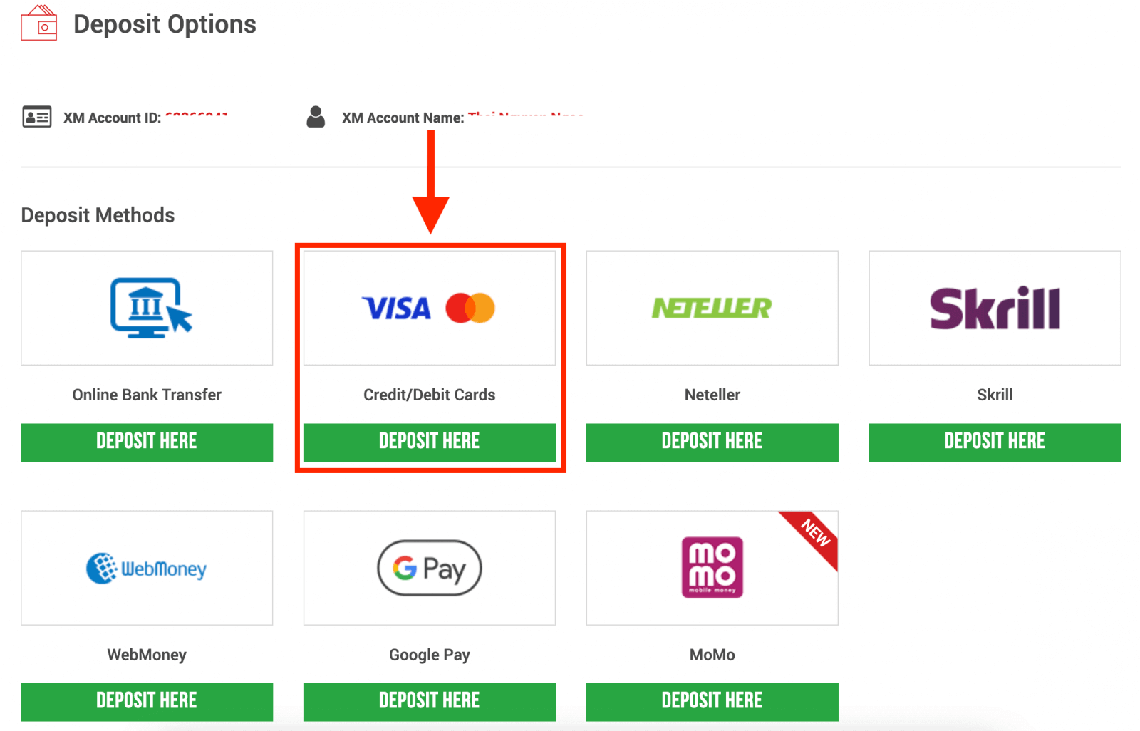 Giunsa ang pag-sign up ug pagdeposito sa salapi sa XM Giunsa ang pag-sign up ug pagdeposito sa salapi sa XM