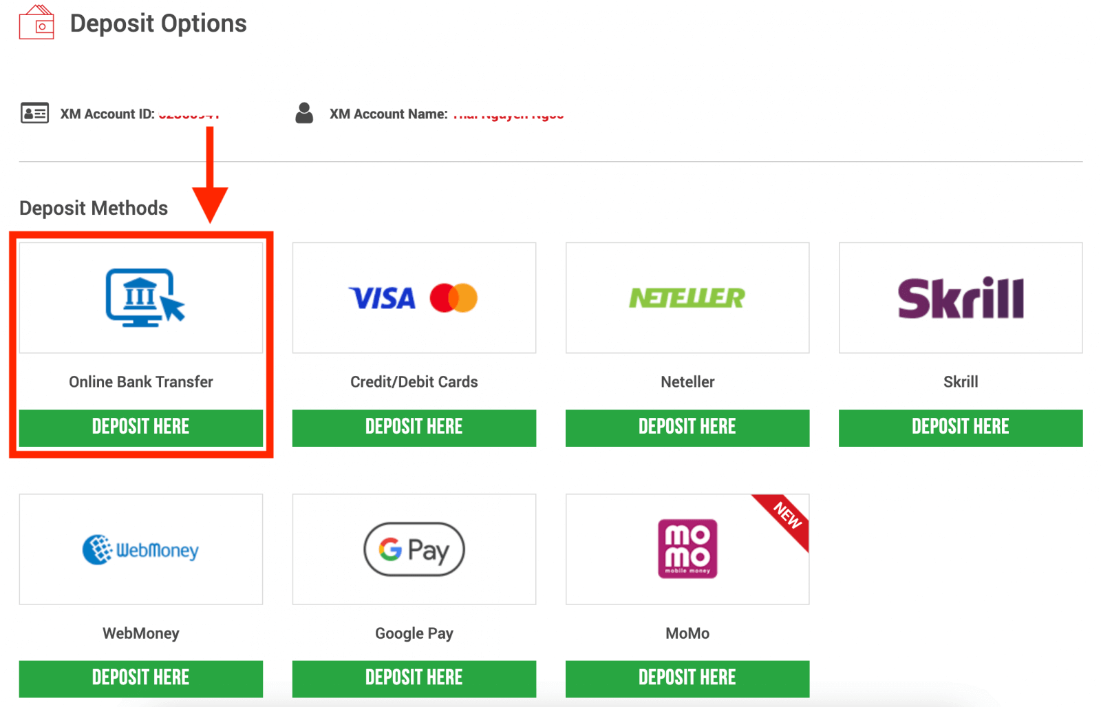 Giunsa ang pag-sign up ug pagdeposito sa salapi sa XM Giunsa ang pag-sign up ug pagdeposito sa salapi sa XM