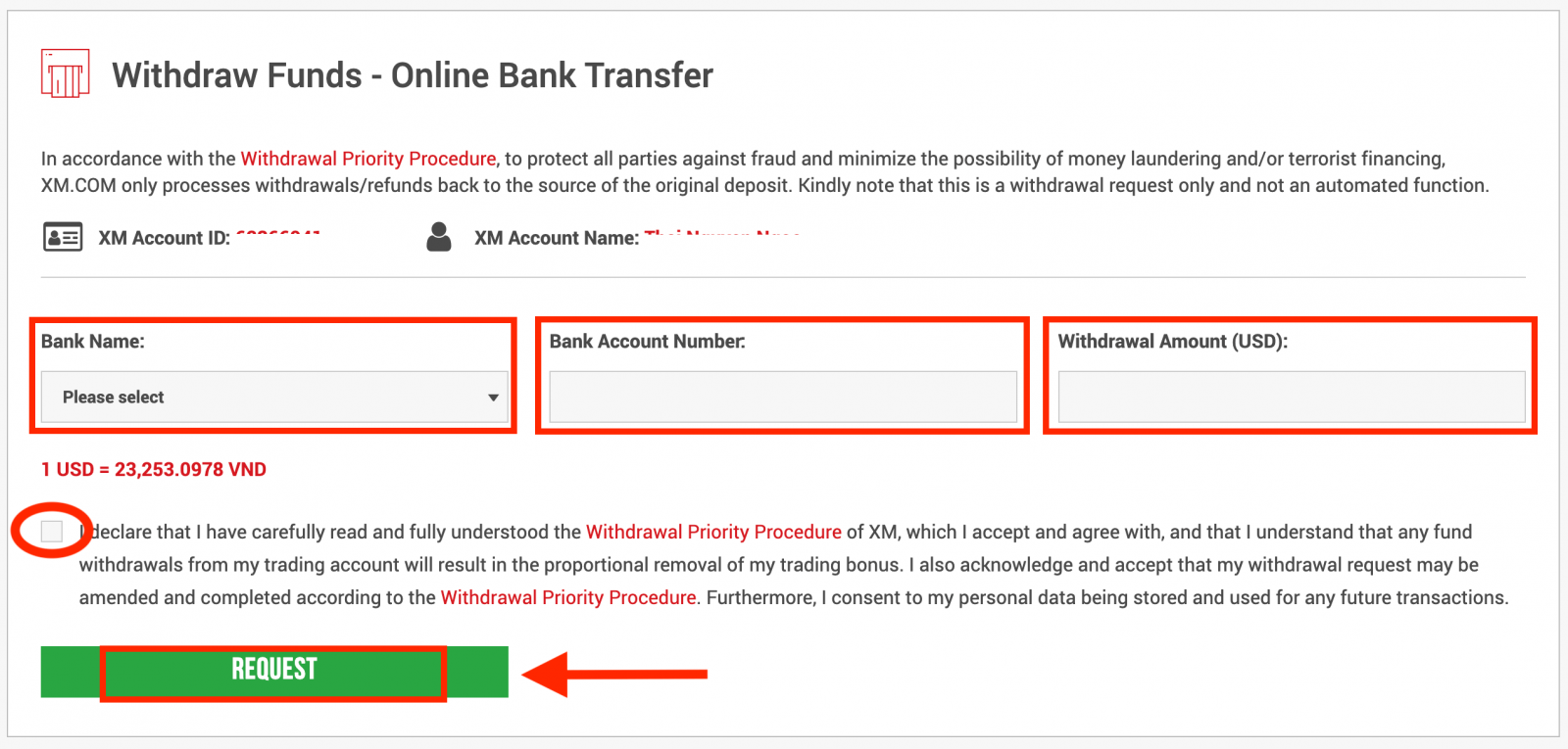 How to Open Account and Withdraw Money at XM